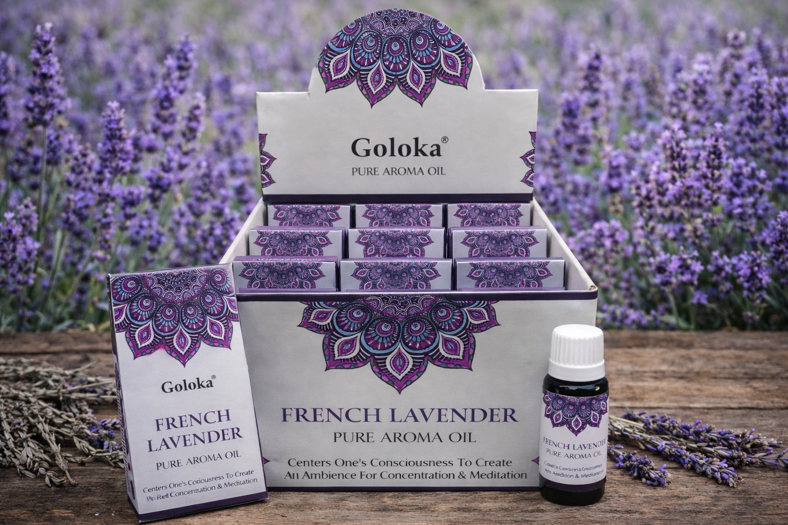 **💜 Huile Parfumée Goloka – Lavande