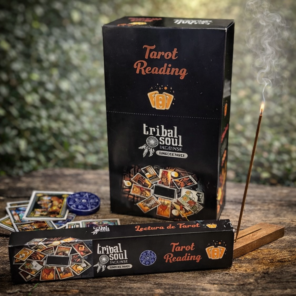 🔮 Encens Bâtons Tribal Soul – Lecture du Tarot (15 g)