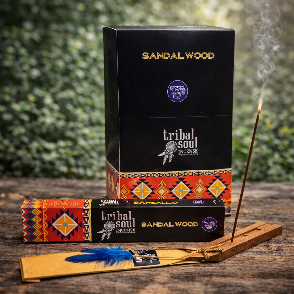 🌳 Encens Bâtons Tribal Soul – Bois de Santal (15 g)