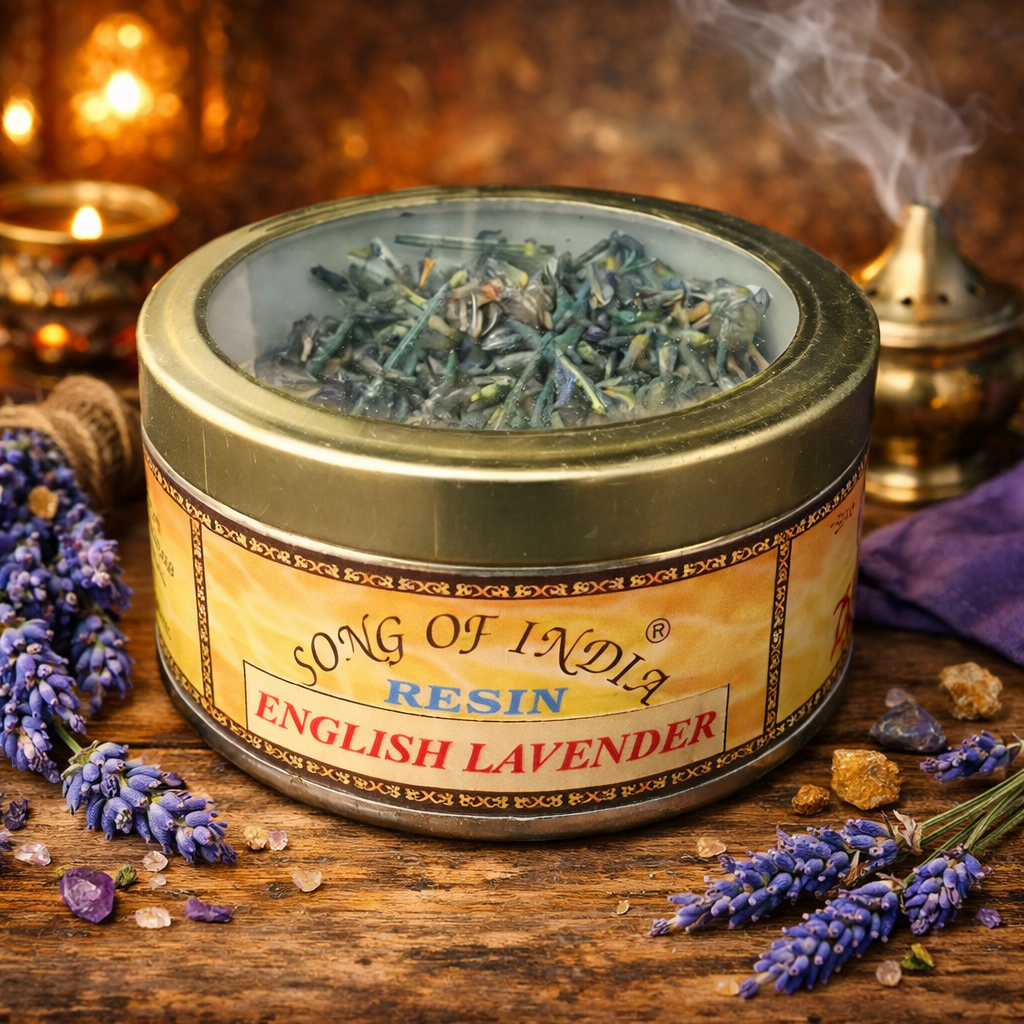 💜 Encens Résine – Lavande Anglaise (Song of India) – 8 g