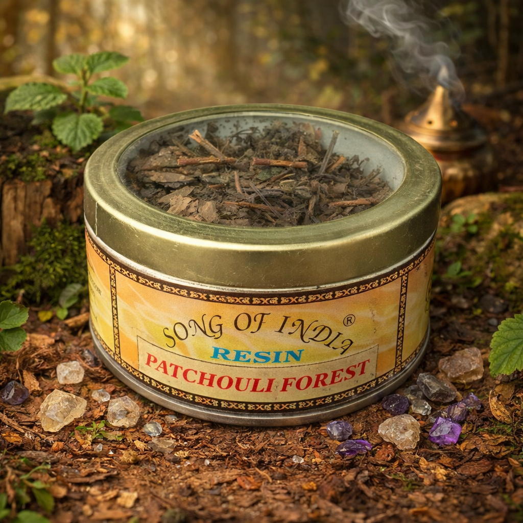 🌿 Encens Résine – Patchouli Forest (Song of India) – 10 g
