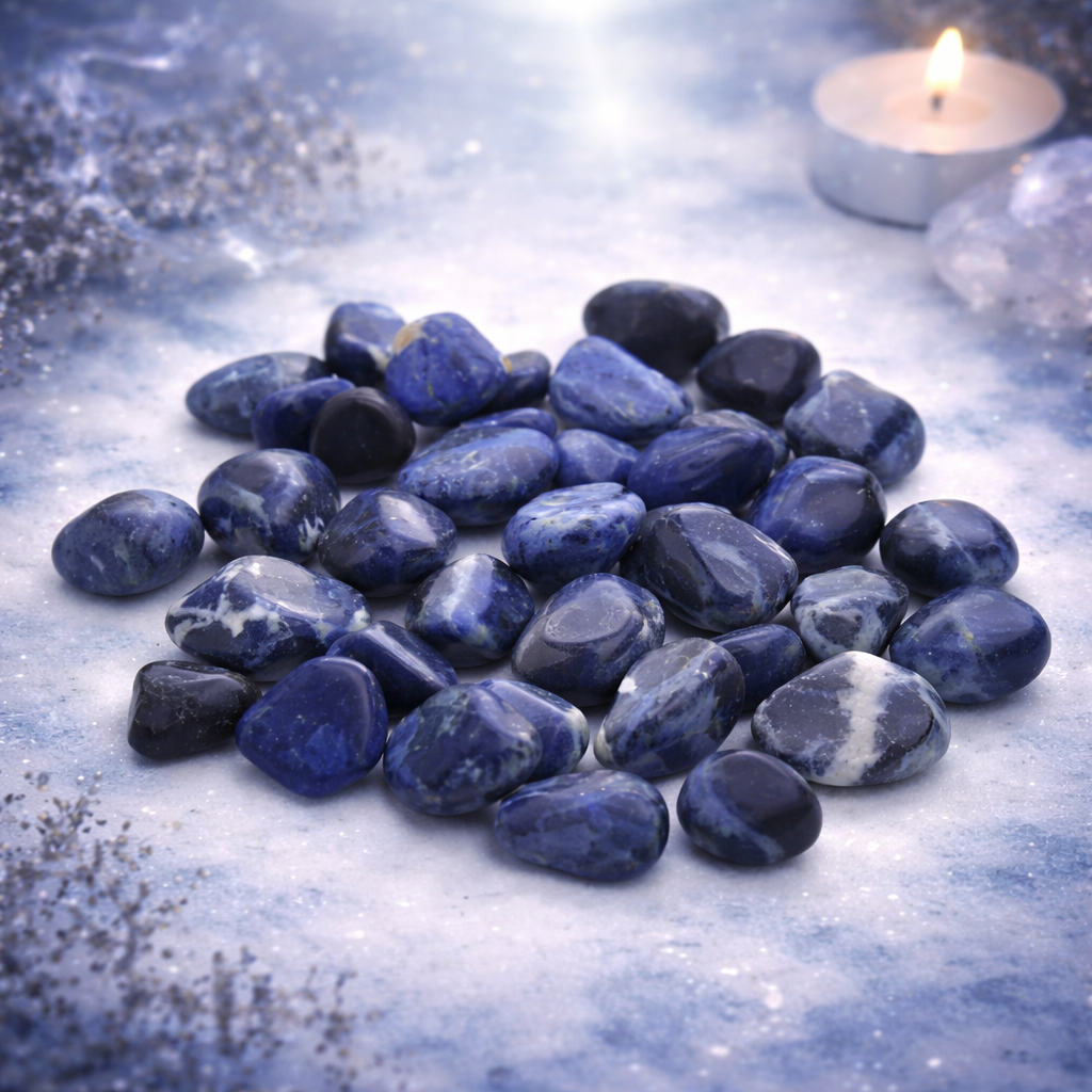 🔵 Sodalite – Galet (4 à 6 cm)