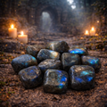 ✨🌌 Labradorite – Pierre Roulée / Petit Galet