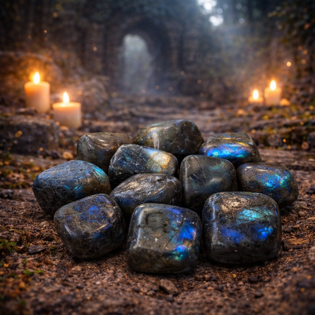 ✨🌌 Labradorite – Pierre Roulée / Petit Galet