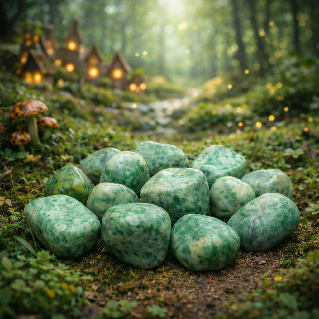 ✨💚 Jade Verte – Pierre Roulée (1,5 à 2,5 cm • Qualité AA)