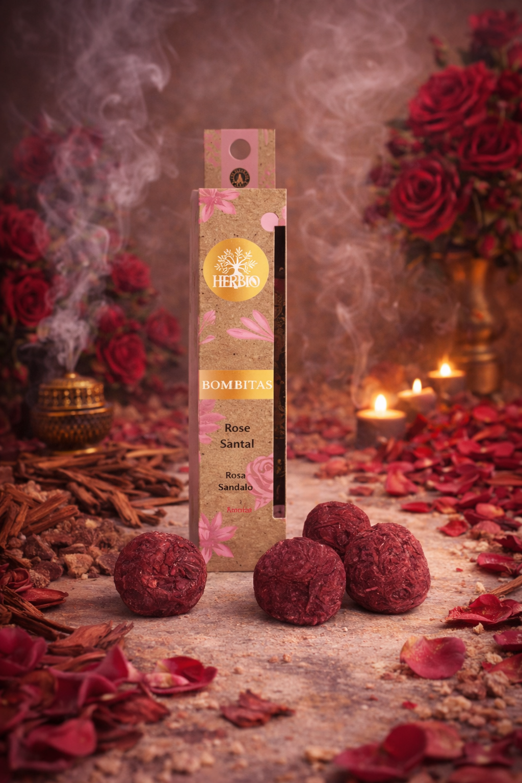 Bombitas Herbio Rose & Santal