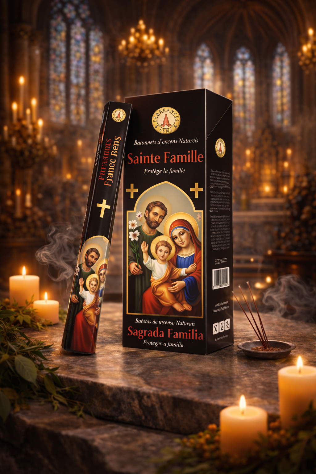 Encens bâtons Fragrance & Sens – Sainte Famille (15 g)