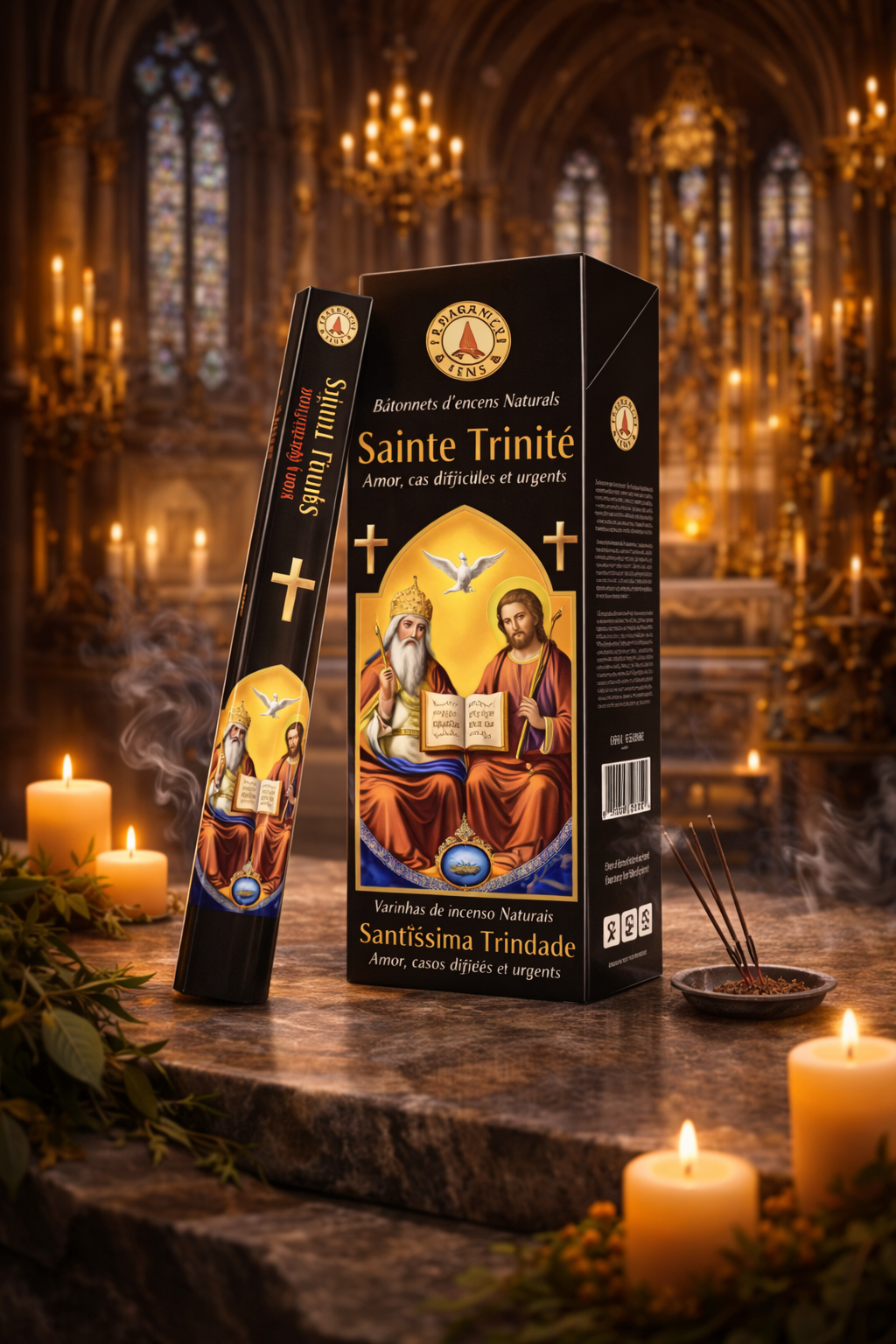 Encens bâtons Fragrance & Sens – Sainte Trinité (15 g)