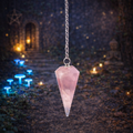 ✨🌸 Pendule Quartz Rose – 6 Facettes