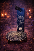 ✨🌟 Planche de Divination Étoile Divine en Bois – 28 cm