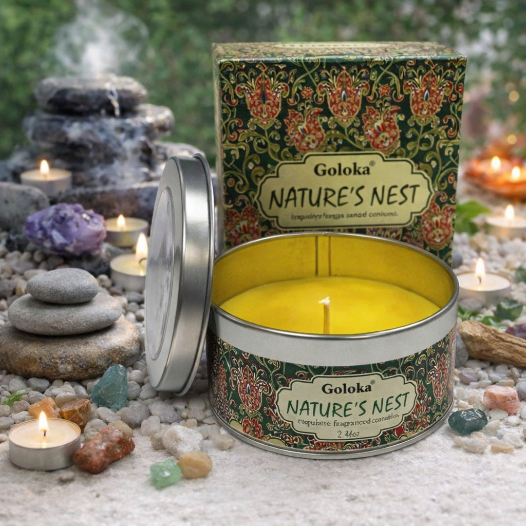 ✨🌿 Bougie Goloka Nature’s Nest