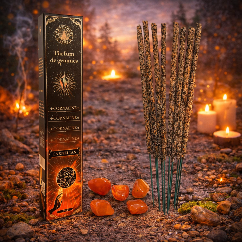 ✨🧡 Encens Parfums de Gemmes – Cornaline