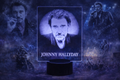 🎸✨ Lampe Illusion 3D – Portrait Johnny Hallyday