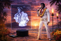 🌺🎸 Lampe Illusion 3D – Portrait Elvis Presley Hawaii