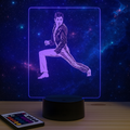 🎤✨ Lampe Illusion 3D – Portrait Freddie Mercury debout