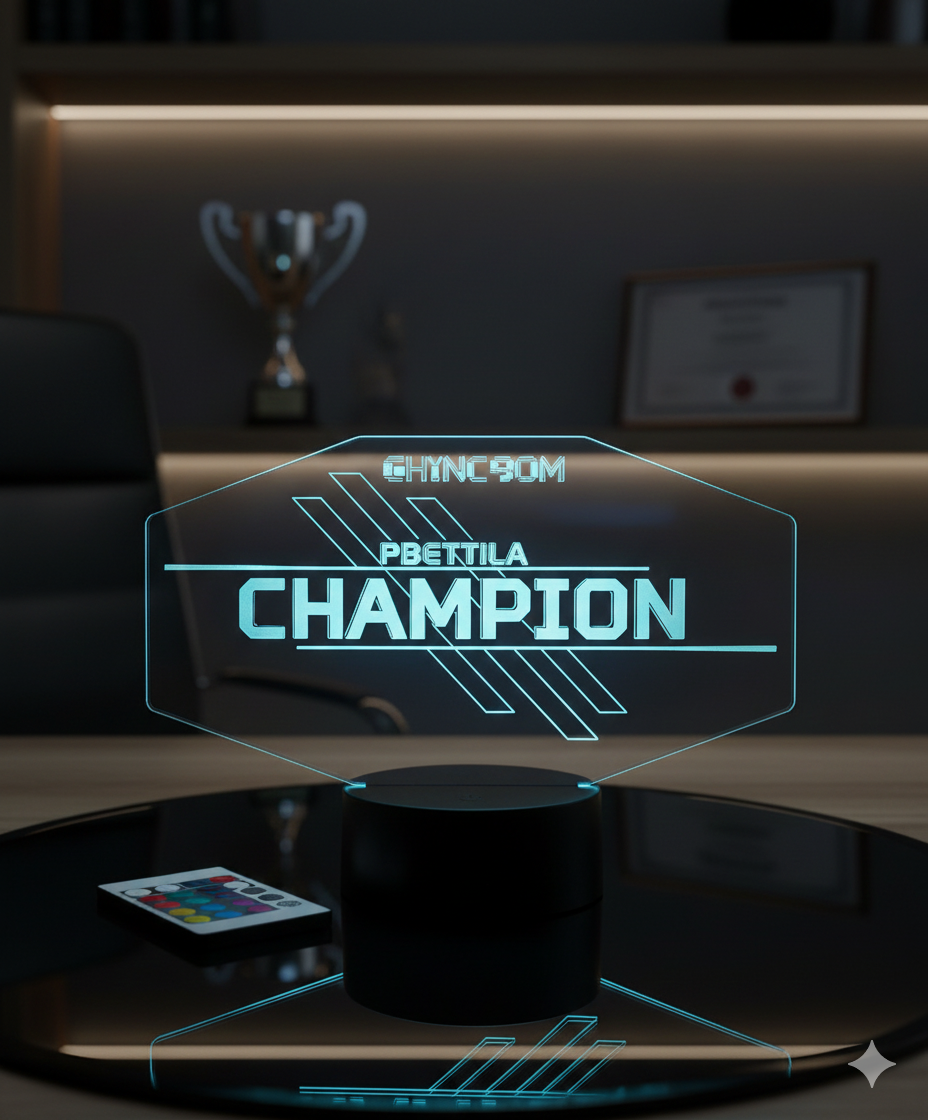 🎮✨ Lampe Illusion 3D Gamer Apex