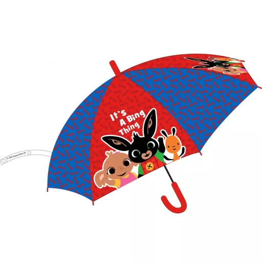 🐰☔ Parapluie semi‑automatique enfant Bing Thing – Ø 74 cm