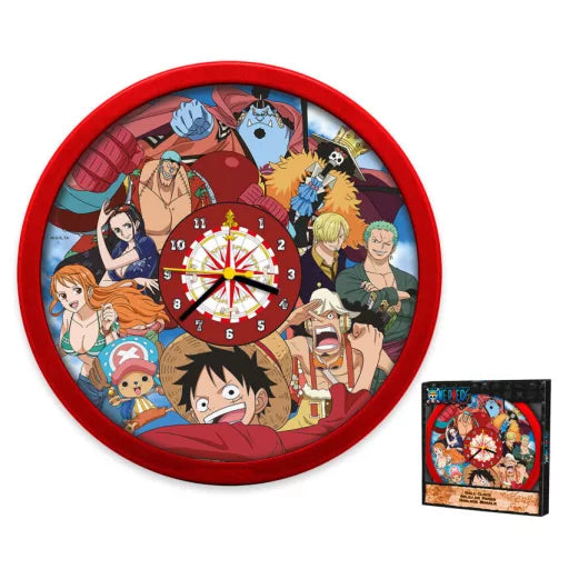 ☠️🕒 Horloge murale – One Piece Crowd – 25 cm