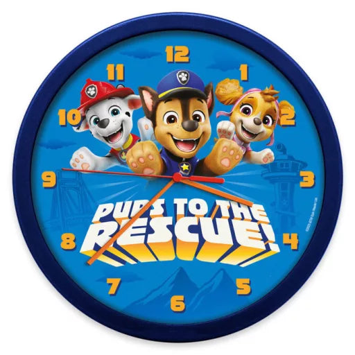 🐾🕒 Horloge murale – Pat' Patrouille – Chiots de sauvetage – 25 cm
