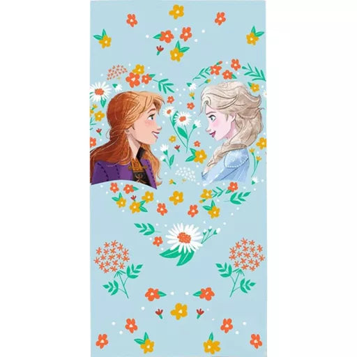❄️ Serviette de bain Disney – La Reine des Neiges "Flower"
