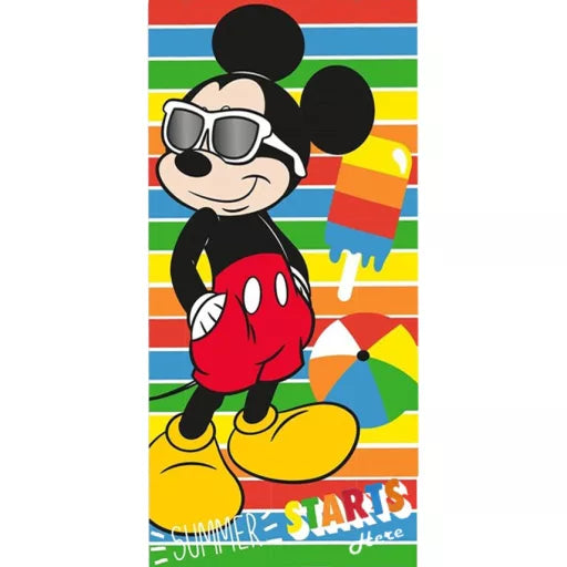 ☀️ Serviette de bain d'été Disney – Mickey