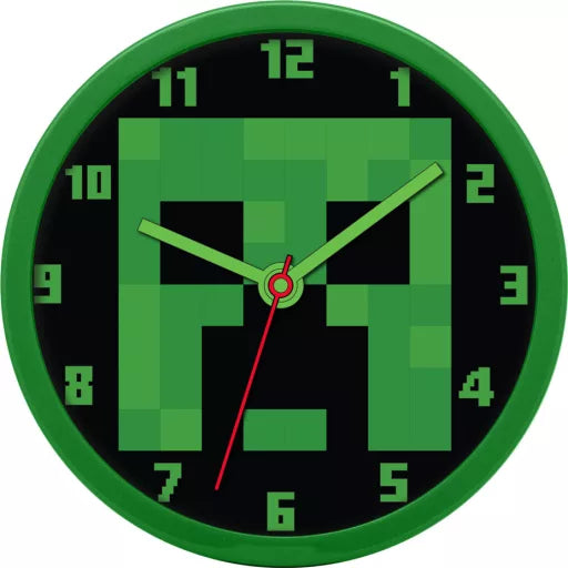 ⛏️🕒 Horloge murale – Minecraft – 25 cm
