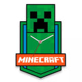 ⛏️🕒 Horloge murale XL – Minecraft – 50 × 35 cm