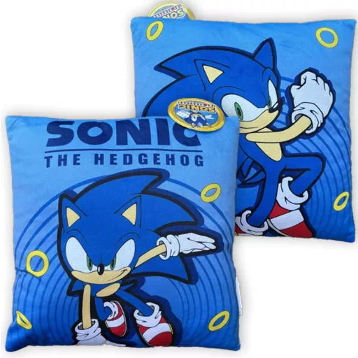 ⚡ Coussin décoratif – Sonic le Hérisson « Hyper Dash » – 38 cm