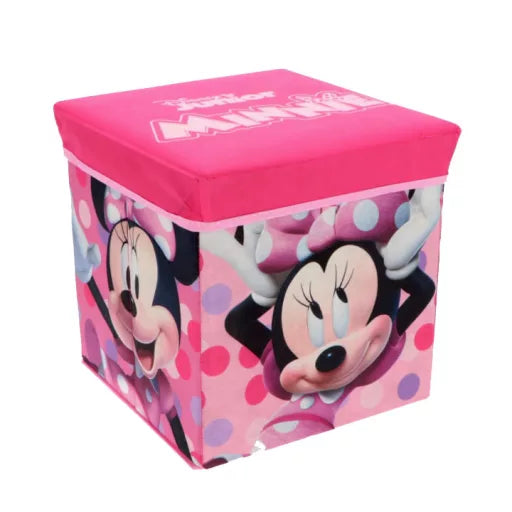 🎀🧺 Coffre de rangement – Disney Minnie Chic – 30 x 30 x 30 cm