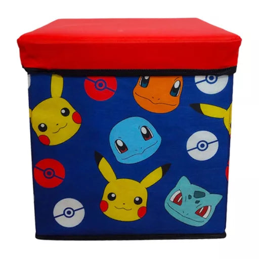 ⚡🧺 Rangement pour jouets – Pokémon Elements – 30 x 30 x 30 cm