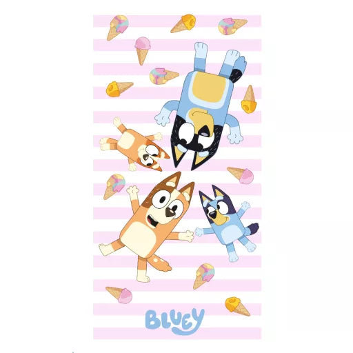 🍦 Serviette de bain Bluey – Ice Cream