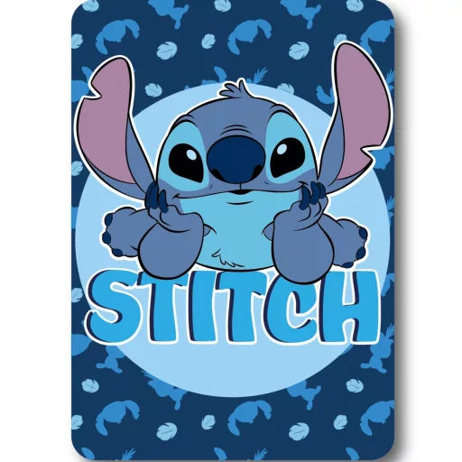 🌟Couverture polaire Disney – Lilo & Stitch, Le Chien Étoile – 100 x 140 cm
