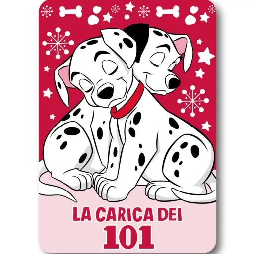 🐾 Couverture polaire Disney – 101 Chiots Cuddle Spots – 100 x 140 cm