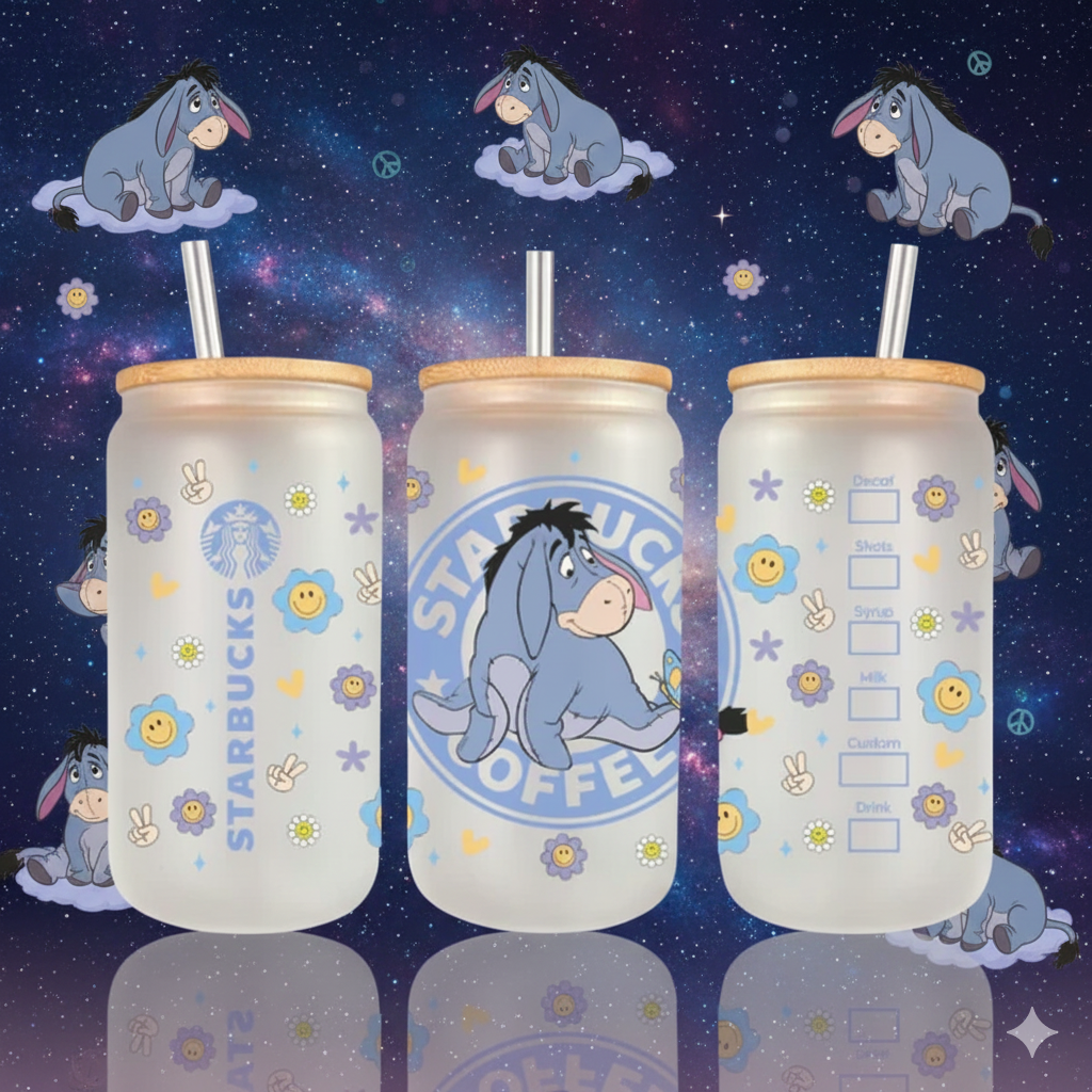 🦄✨ Verre Givré Personnalisable Bourriquet – 470 ml