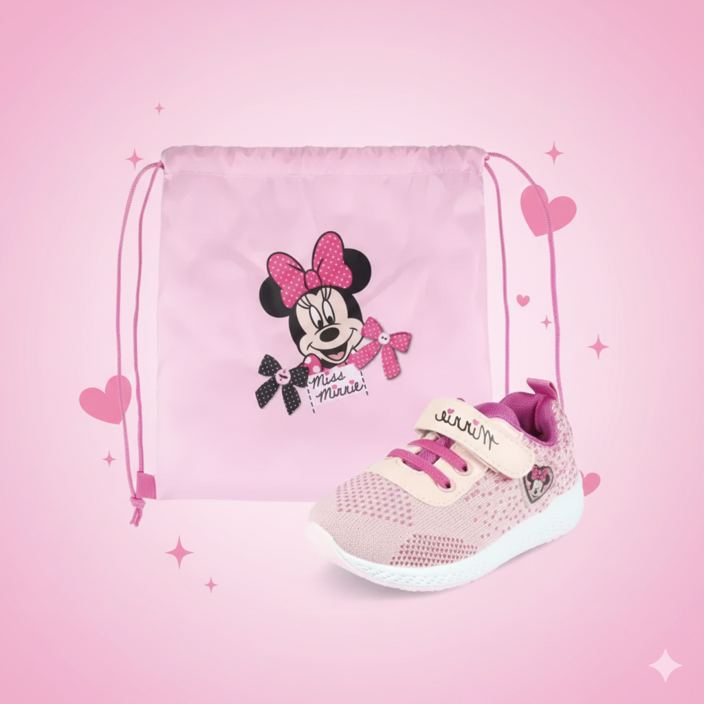 🎀👟 Chaussures Disney Minnie Street + Sac de Sport