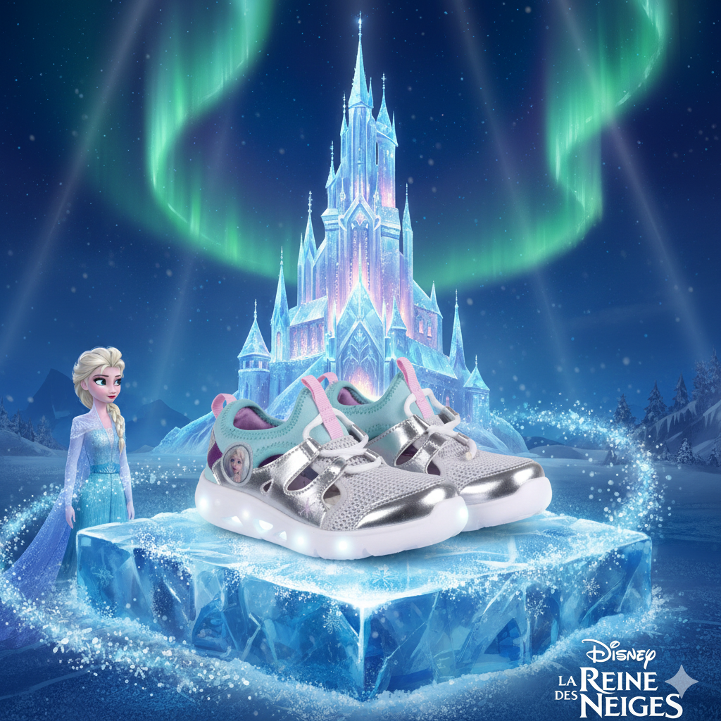 ❄️👟 Baskets d’Été Disney La Reine des Neiges
