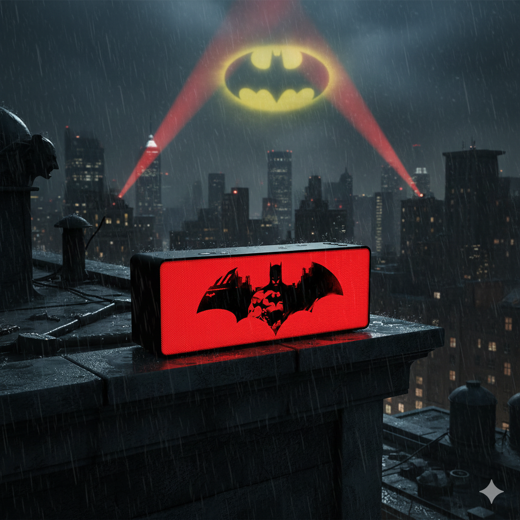 🦇🔊 Enceinte Portable Sans Fil – Batman DC Comics