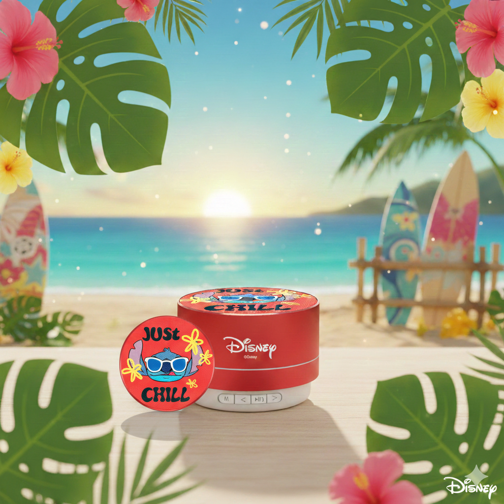 💙🔊 Enceinte Portable Sans Fil – Disney Stitch