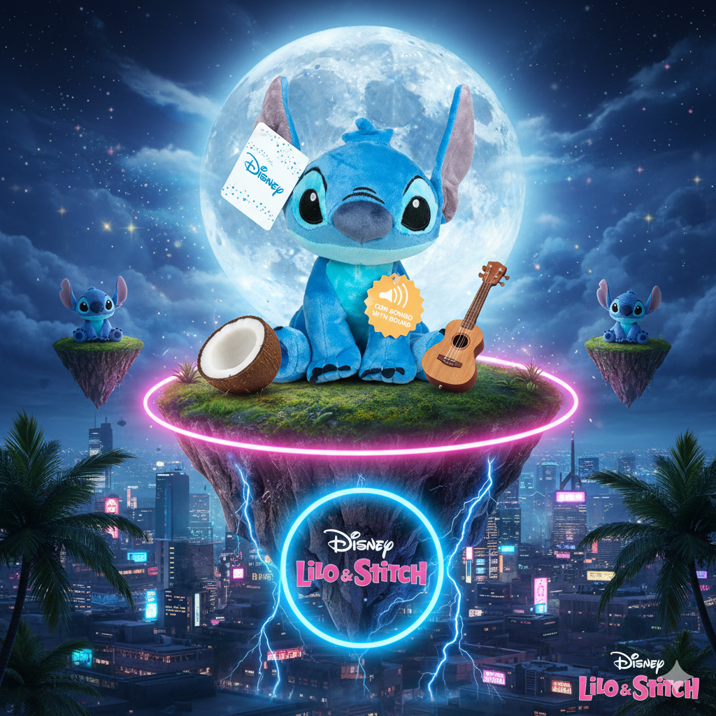 💙🌺 Peluche Stitch Disney – 40 cm