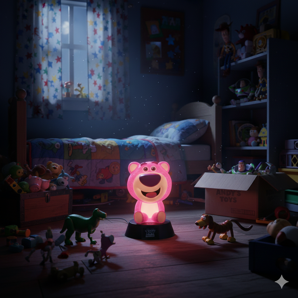 🍓✨ Lampe Icône Lotso – Toy Story