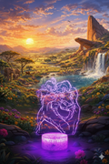✨🦁 Lampe 3D Personnalisée à LED – Mufasa & Simba (Le Roi Lion)