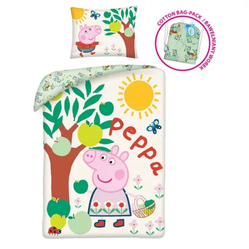 🌳 Housse de couette Peppa Pig Tree – 140×200 cm + taie 70×90 cm