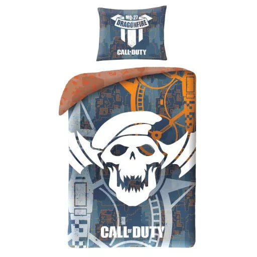 🎮 Housse de couette Call of Duty – 140×200 cm + taie 70×90 cm