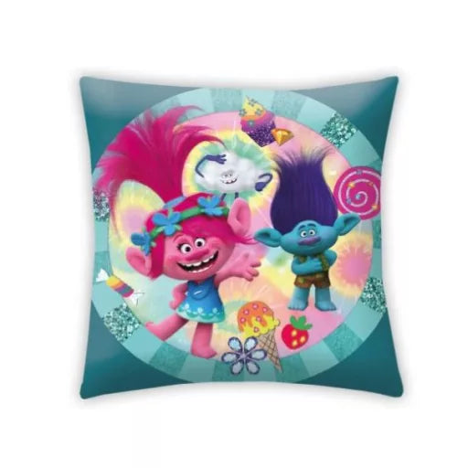 🌟 Coussin décoratif – Trolls Shine – 40 × 40 cm