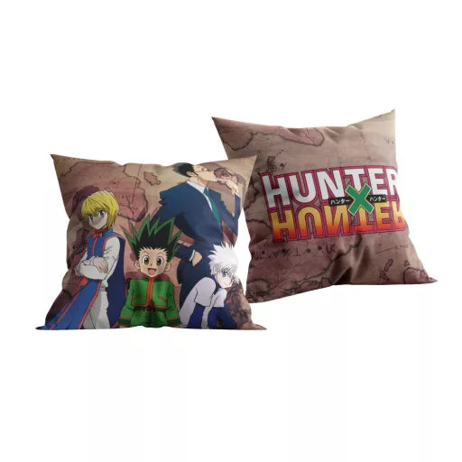 🎯 Coussin décoratif – Hunter x Hunter Association – 40 × 40 cm