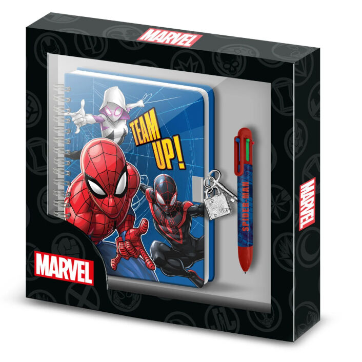 Journal + Stylo Spider-Man Marve
