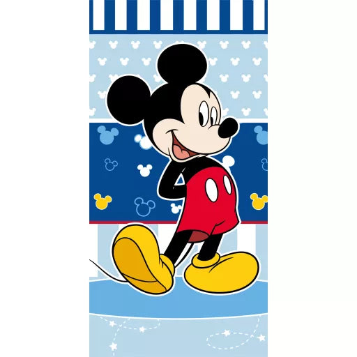 💙 Serviette de bain Disney – Mickey Blue