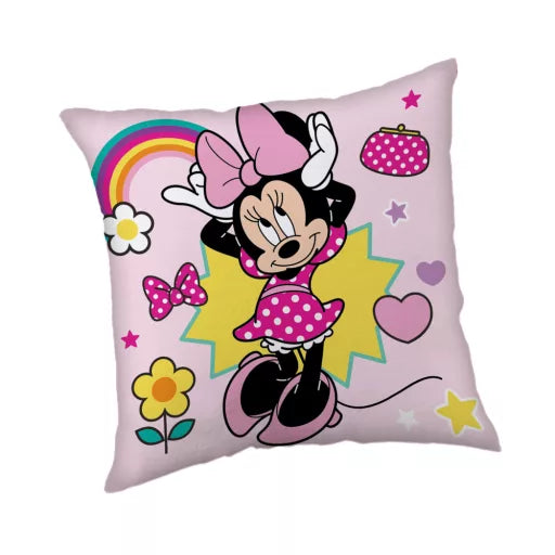 🎀 Coussin décoratif – Disney Minnie Smile – 40 × 40 cm