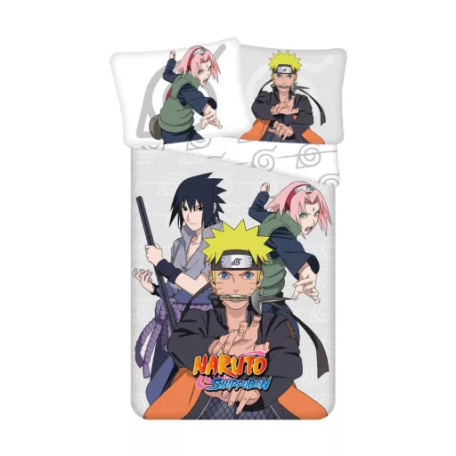 🍥 Parure de lit Naruto United – 140×200 cm + taie 70×90 cm