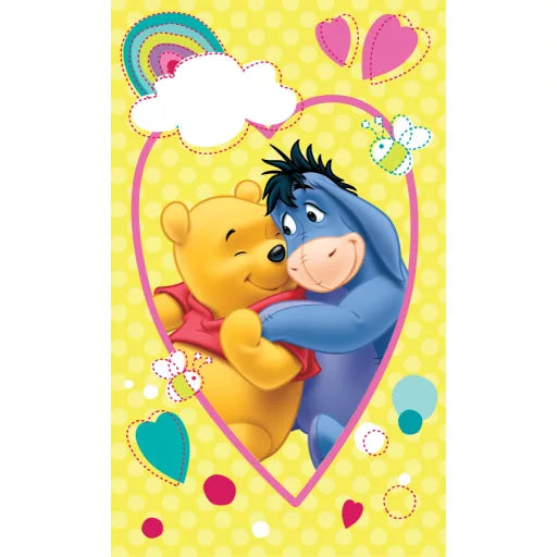 🐻 Serviette Disney Winnie l’Ourson – Smile – 30x50 cm